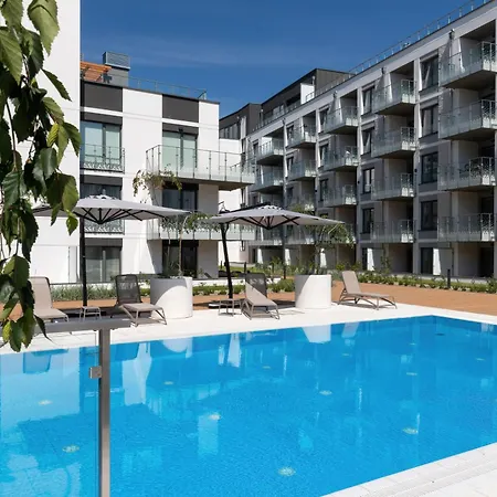 Seaside Nadmorskie Tarasy Kolobrzeg- Basen & Sauna & Jacuzzi & Fitness W Cenie Pobytu Lägenhet *